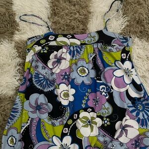 Y2K Floral Spaghetti Strap top